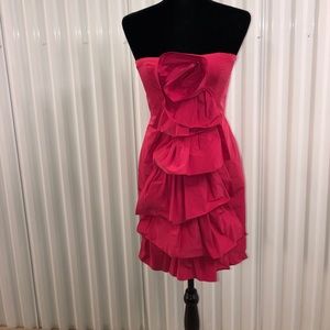 BCBGMaxAzria Strapless Sheath Silhouette. Preloved